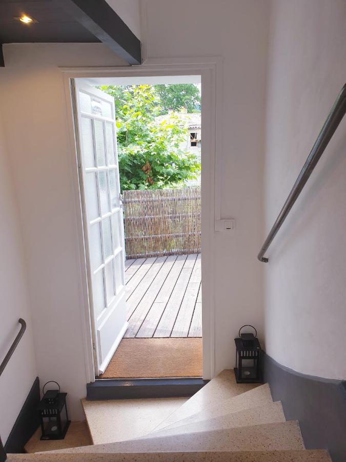Duplex Avec Spa Et Terrasse En Plein Centre Du Village Saint-Jean-du-Gard Exterior foto